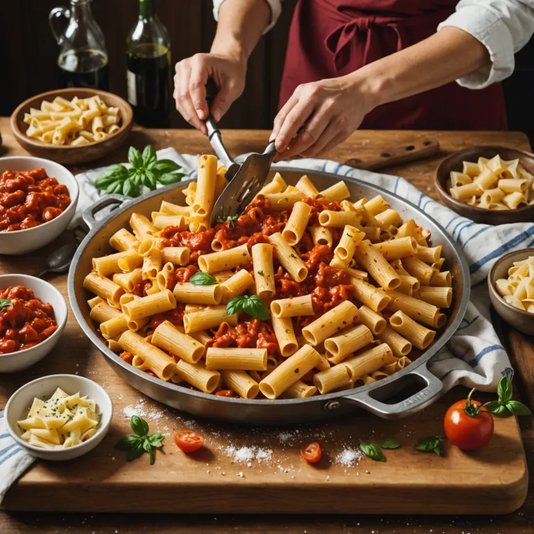 Паста ригатони с соусом: искусство создания идеального итальянского блюда
