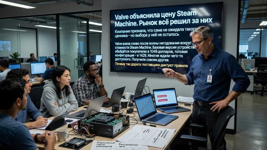 Valve объяснила цену Steam Machine. Рынок всё решил за них