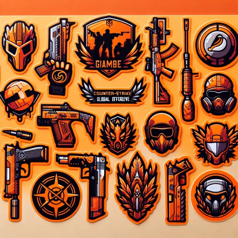 Оранжевые наклейки в CS:GO: Введение в мир стикеров